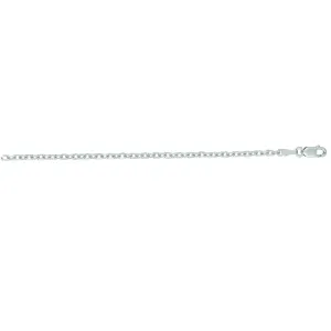 14K Gold 2.3mm Diamond Cut Cable Chain