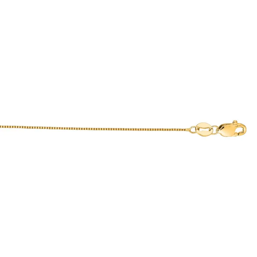 14K Gold .45mm Classic Box Chain