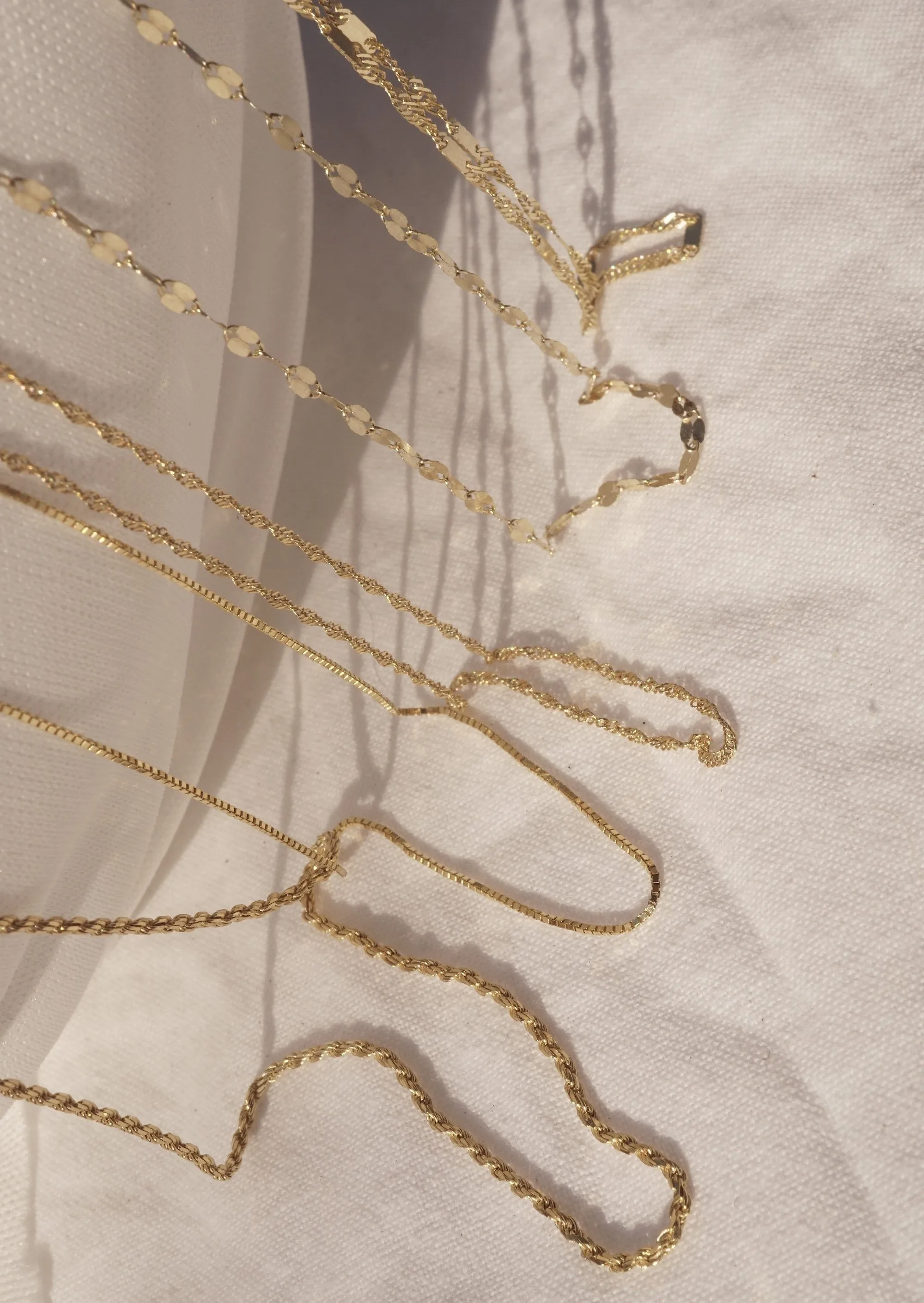 14k Gold Box Chain
