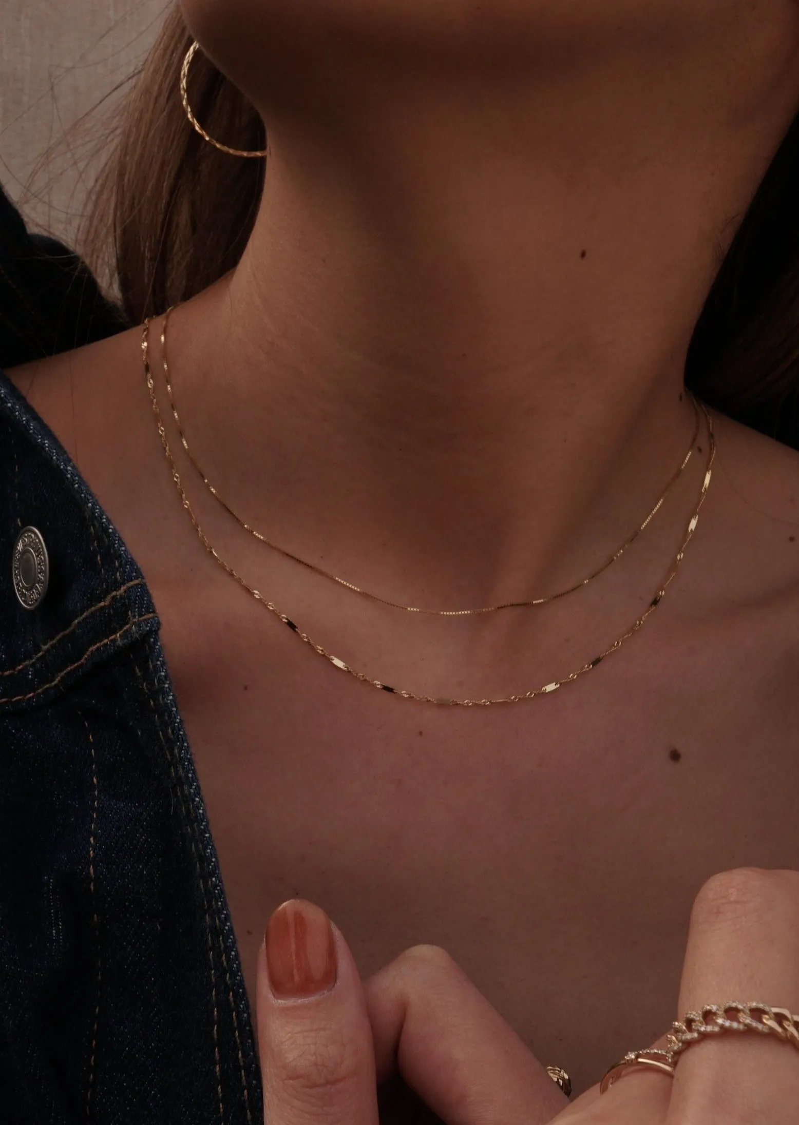 14k Gold Box Chain