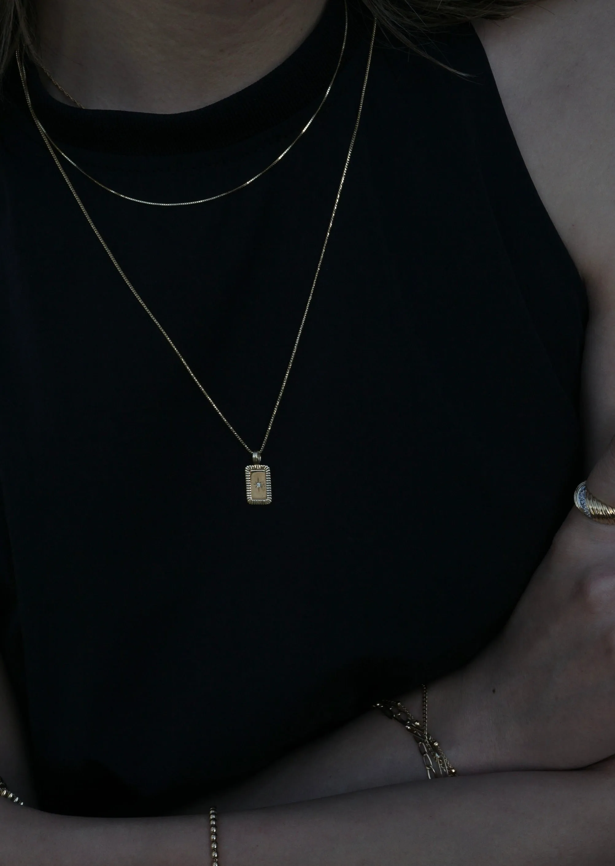 14k Gold Box Chain
