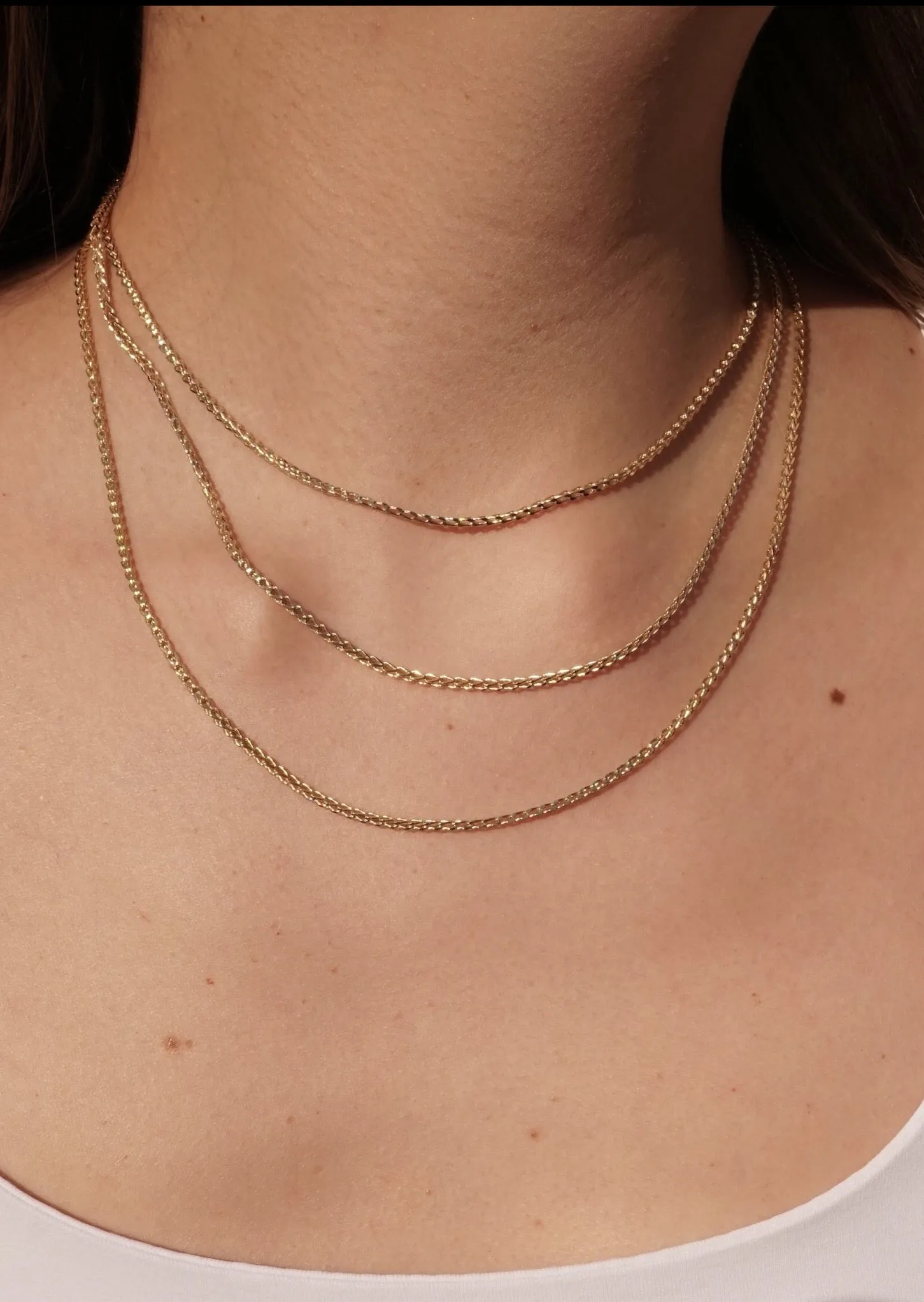 14k Medium Thick Light Franco Chain