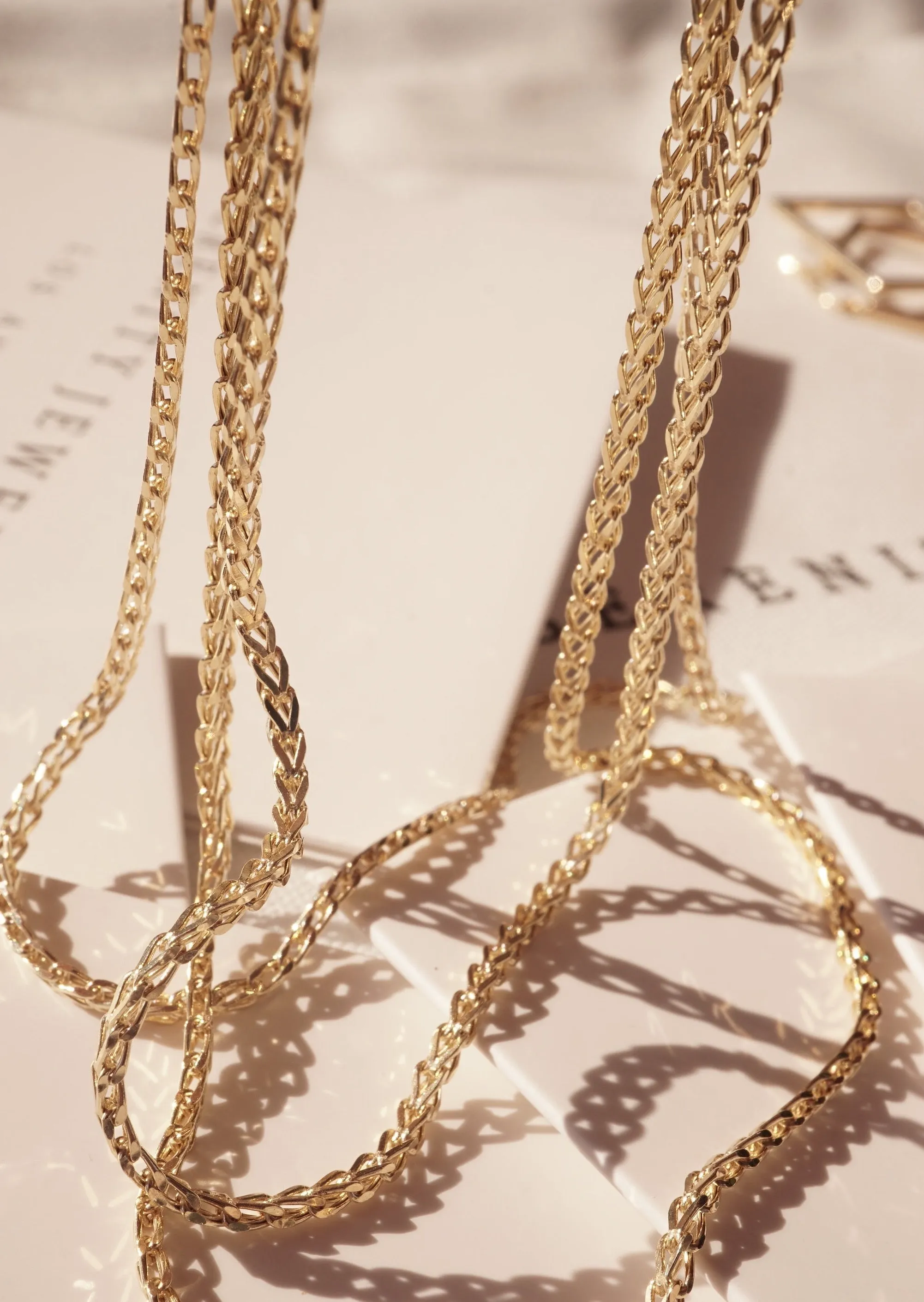 14k Medium Thick Light Franco Chain
