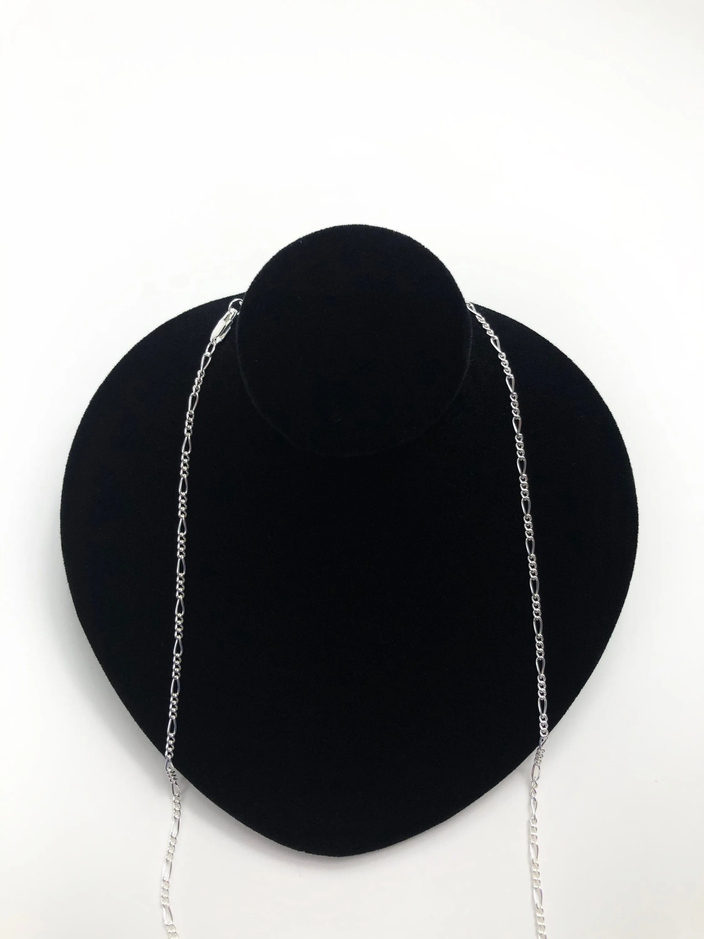 18” Sterling Silver 925 Figaro Chain , SKU #S2031CLC-18”