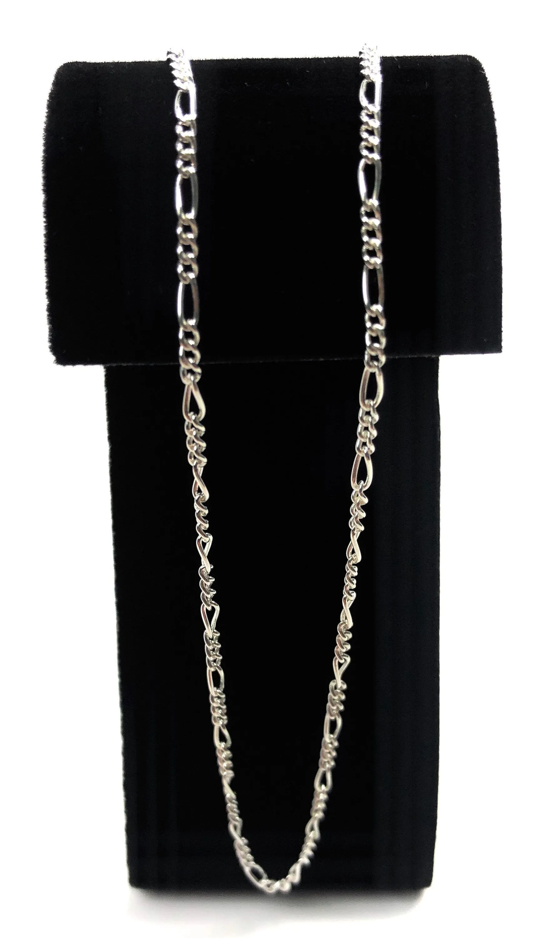18” Sterling Silver 925 Figaro Chain , SKU #S2031CLC-18”