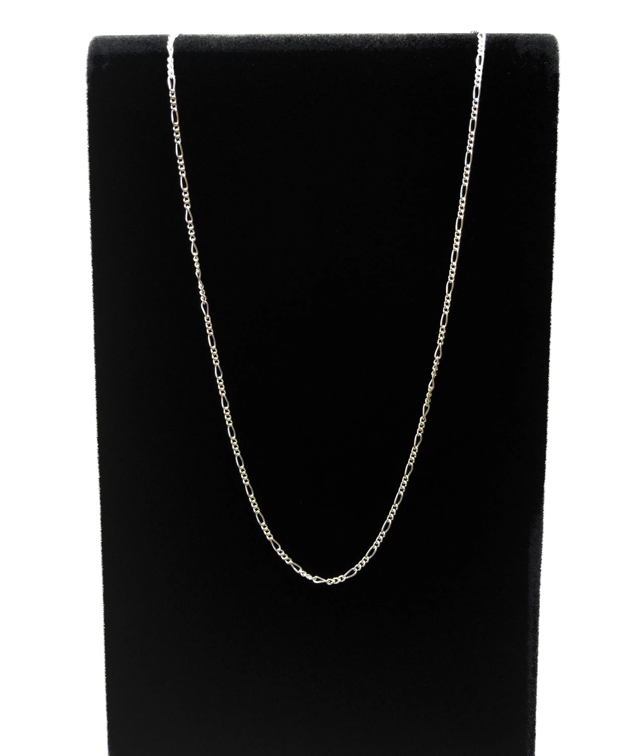 18” Sterling Silver 925 Figaro Chain , SKU #S2031CLC-18”