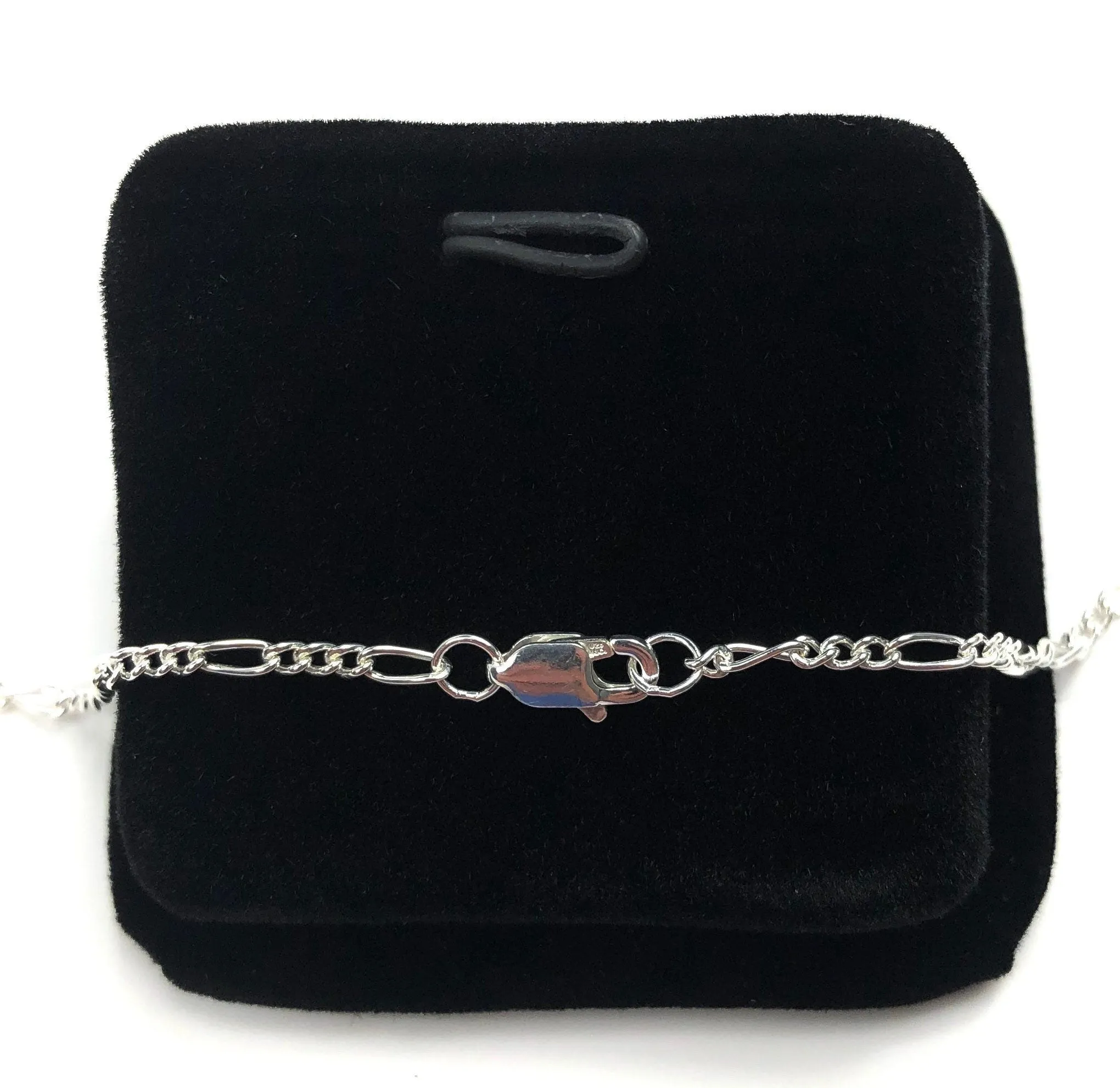 18” Sterling Silver 925 Figaro Chain , SKU #S2031CLC-18”