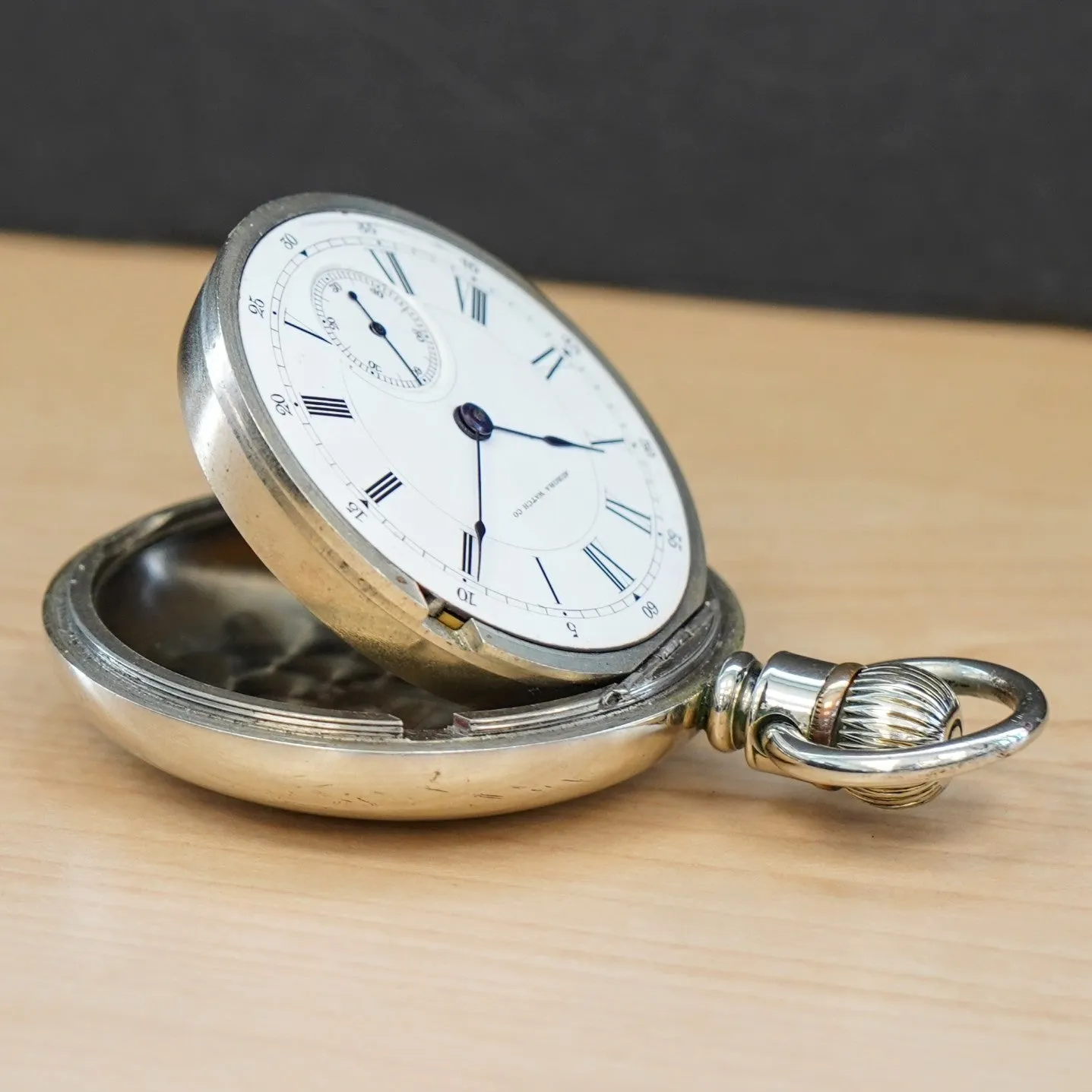 1885 AURORA Pocket Watch 18s Lever Set 11 Jewels Proximity 148 Made in USA