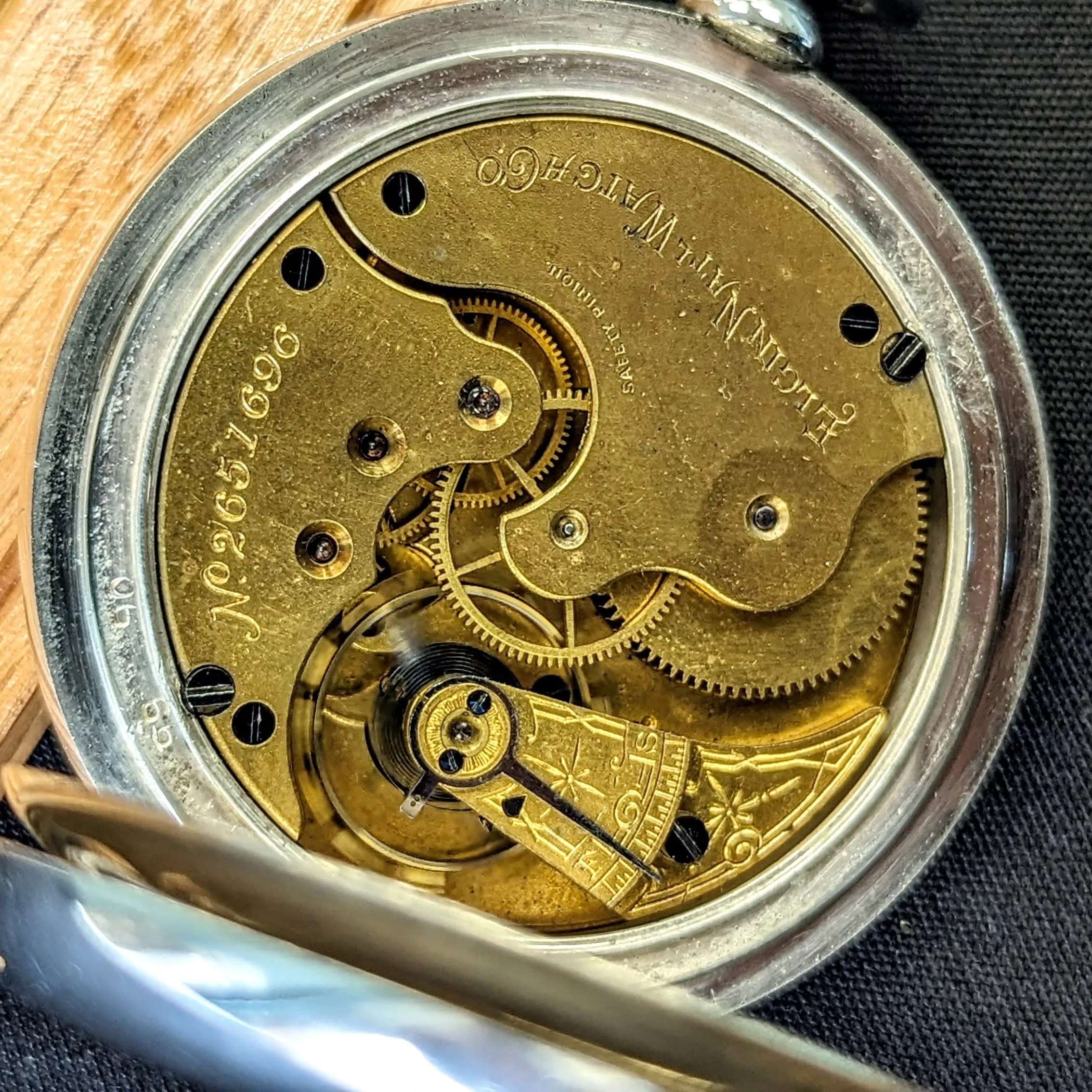 1888 ELGIN Natl Watch Co. Pocket Watch 16s 11 Jewels Grade 92 Wristwatch
