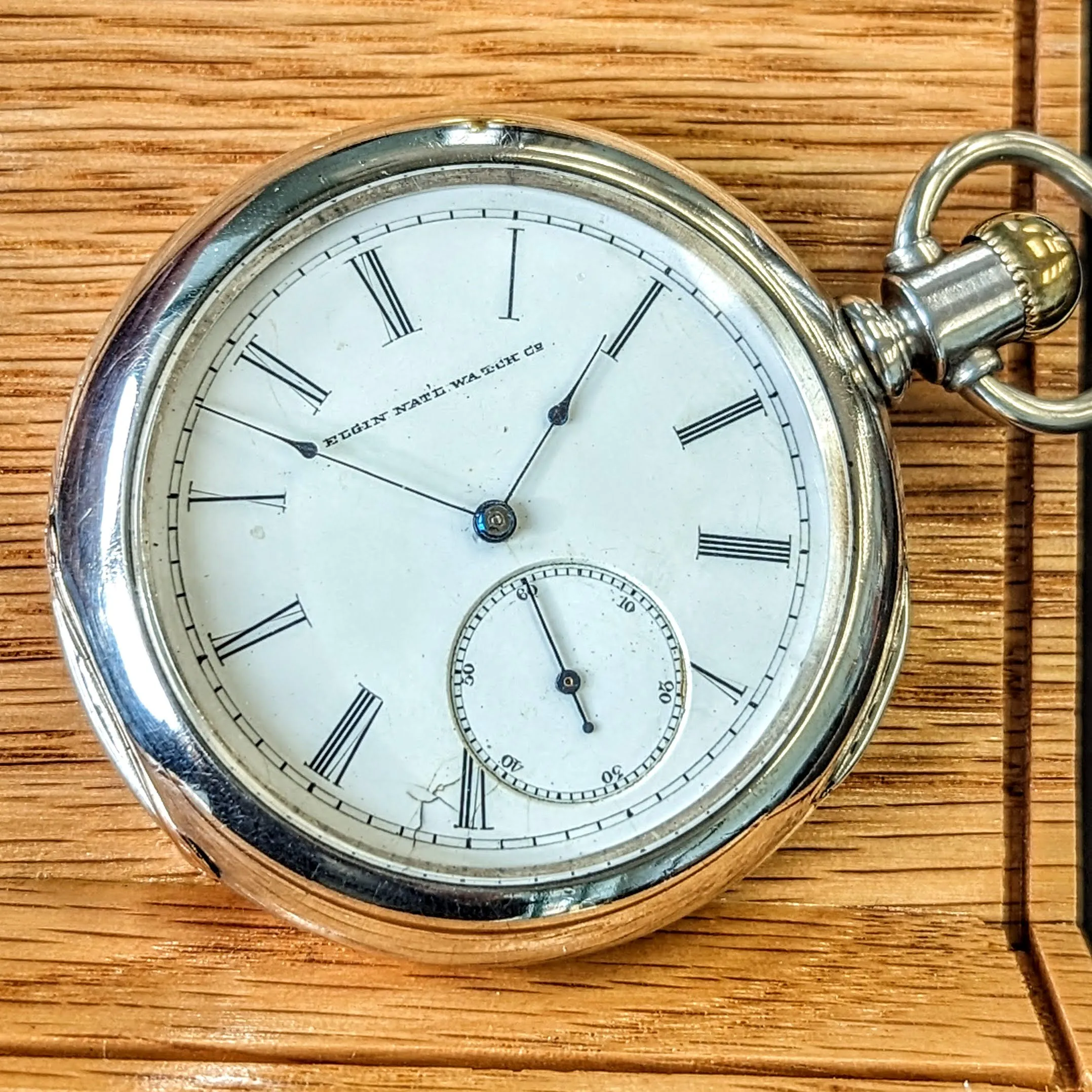 1888 ELGIN Natl Watch Co. Pocket Watch 16s 11 Jewels Grade 92 Wristwatch