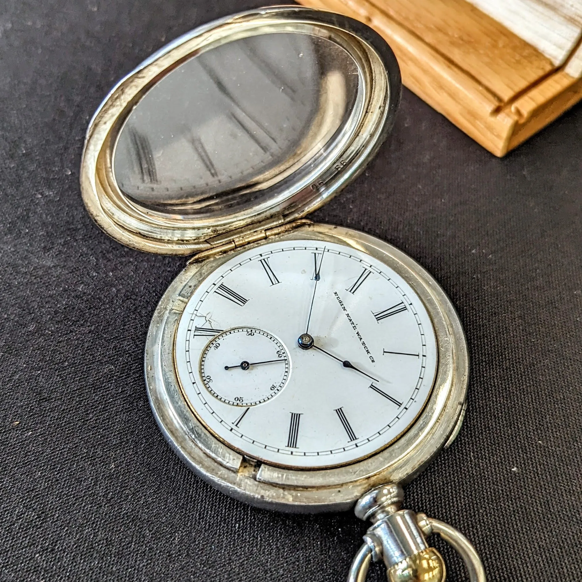 1888 ELGIN Natl Watch Co. Pocket Watch 16s 11 Jewels Grade 92 Wristwatch