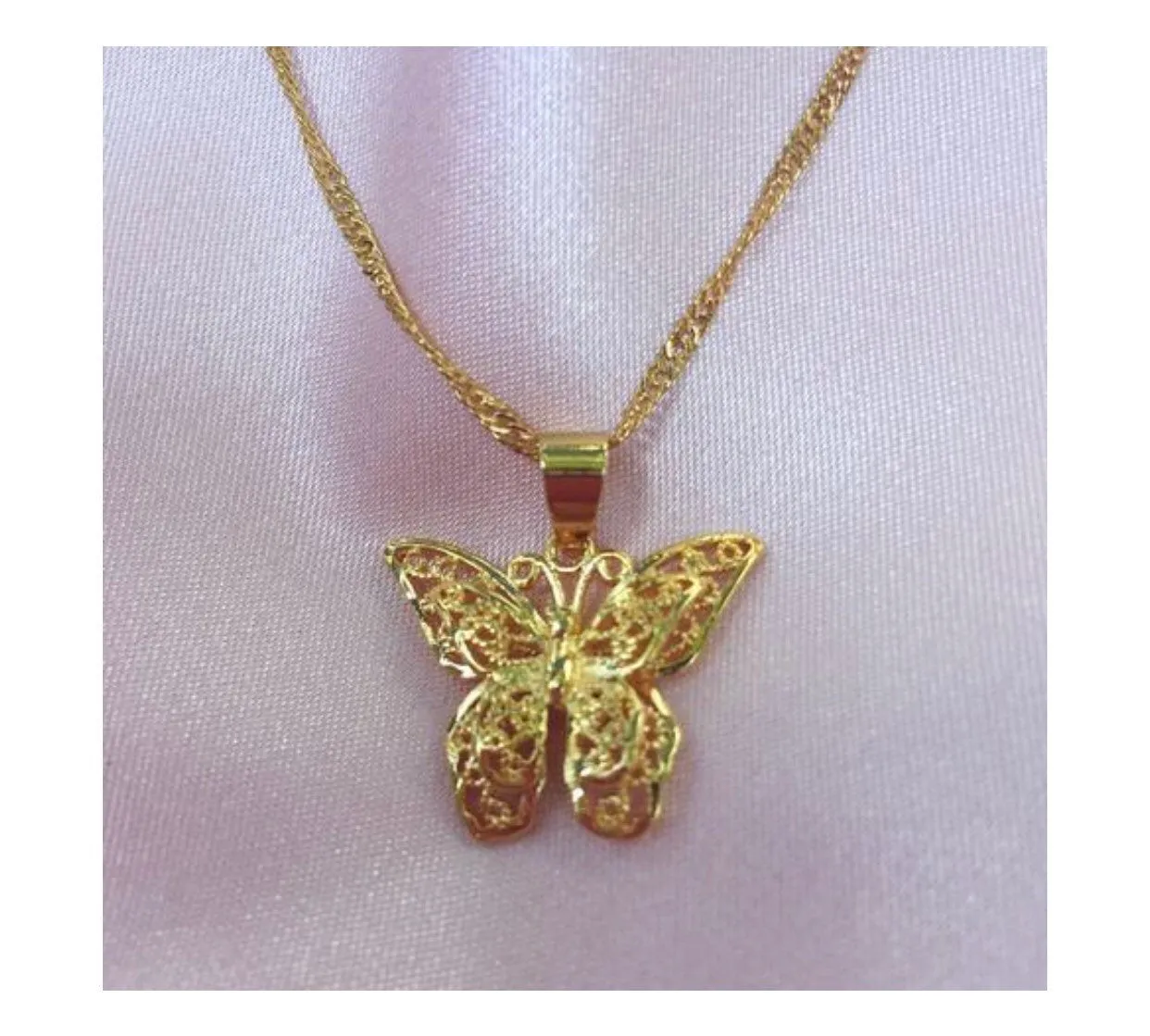 18k gold plated Butterfly Necklaces