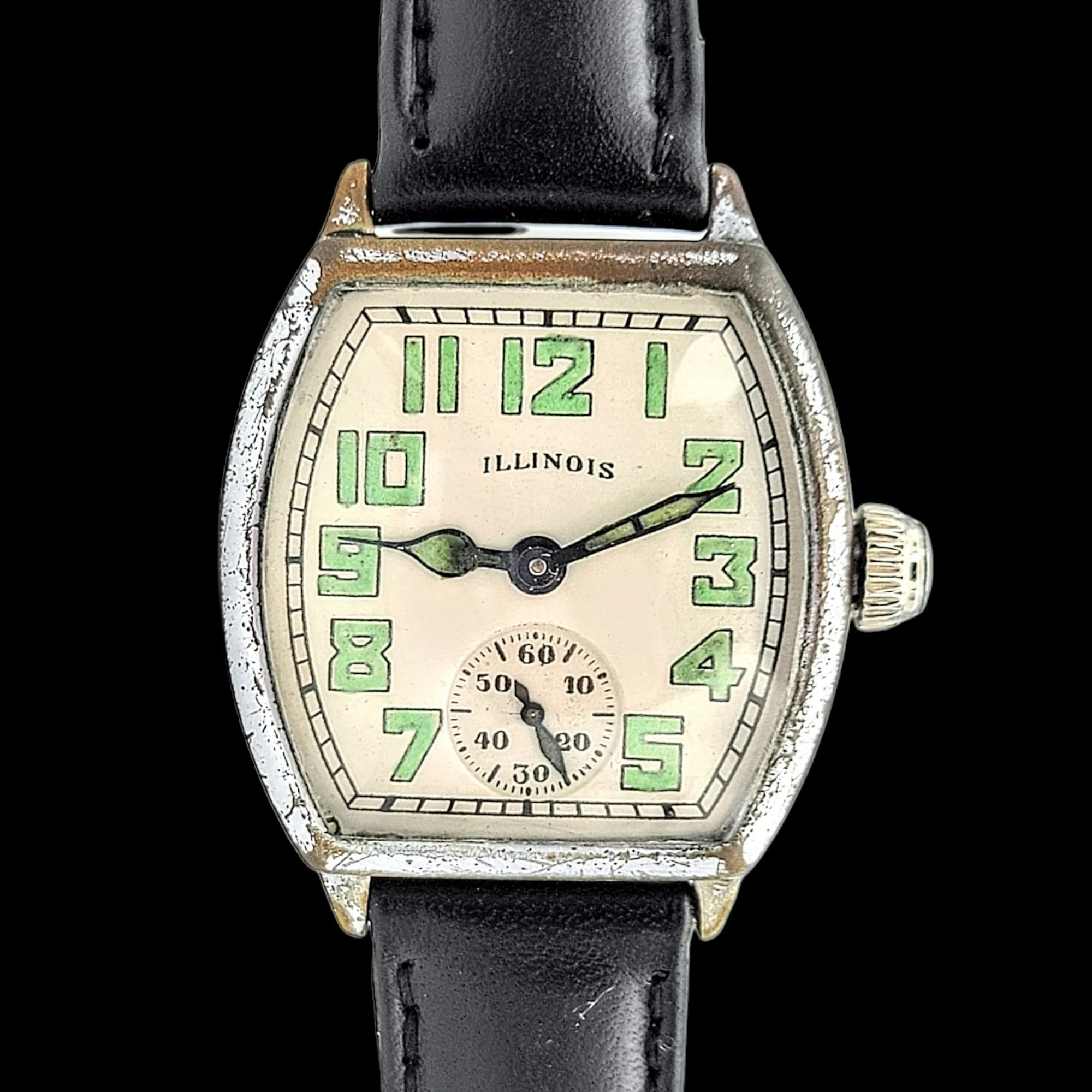 1932 ILLINOIS Whippet Watch Art Deco U.S.A.