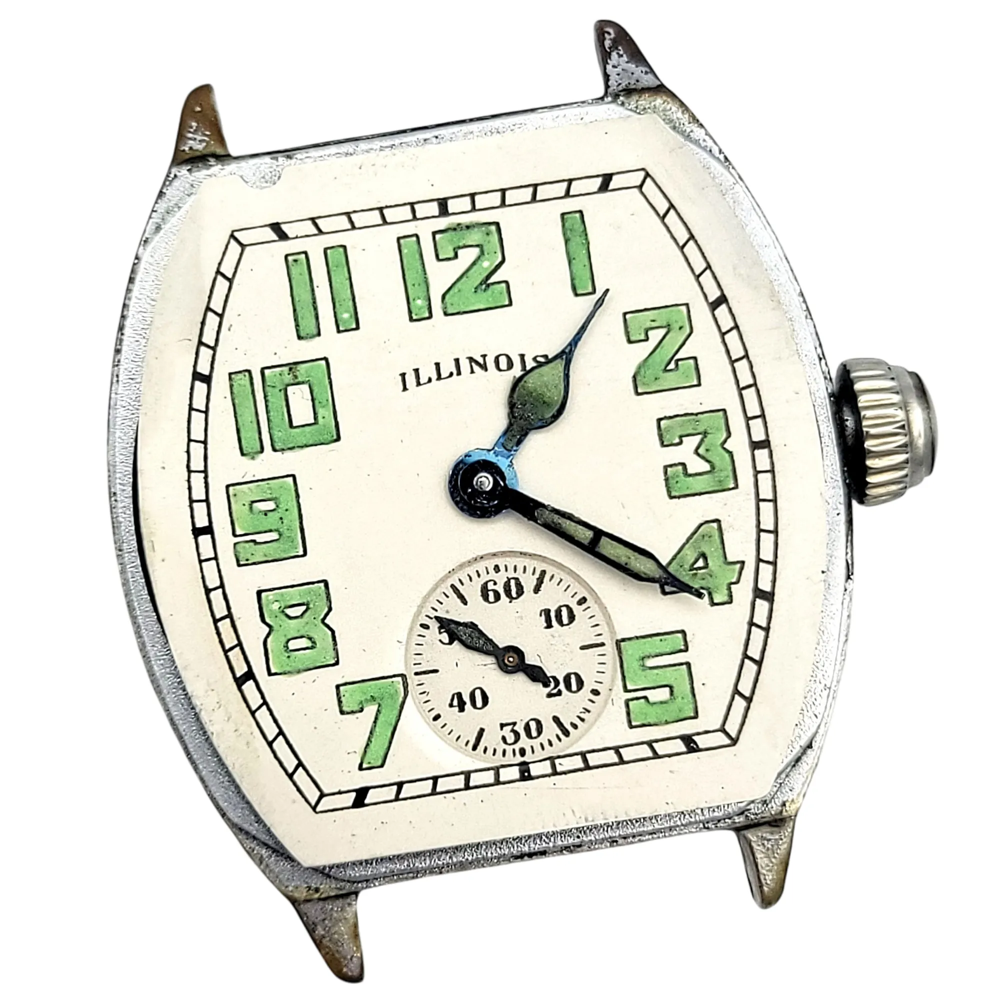 1932 ILLINOIS Whippet Watch Art Deco U.S.A.