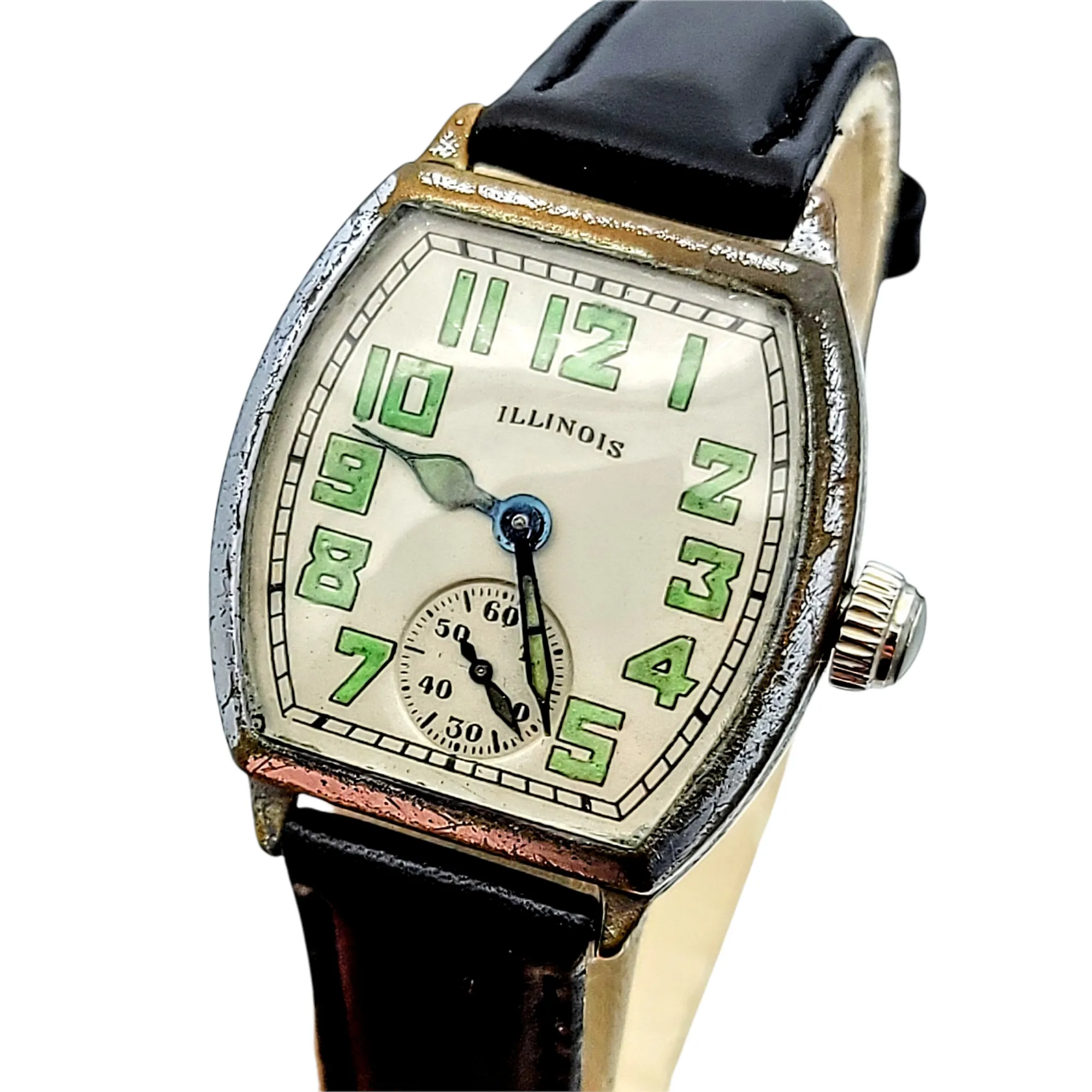 1932 ILLINOIS Whippet Watch Art Deco U.S.A.