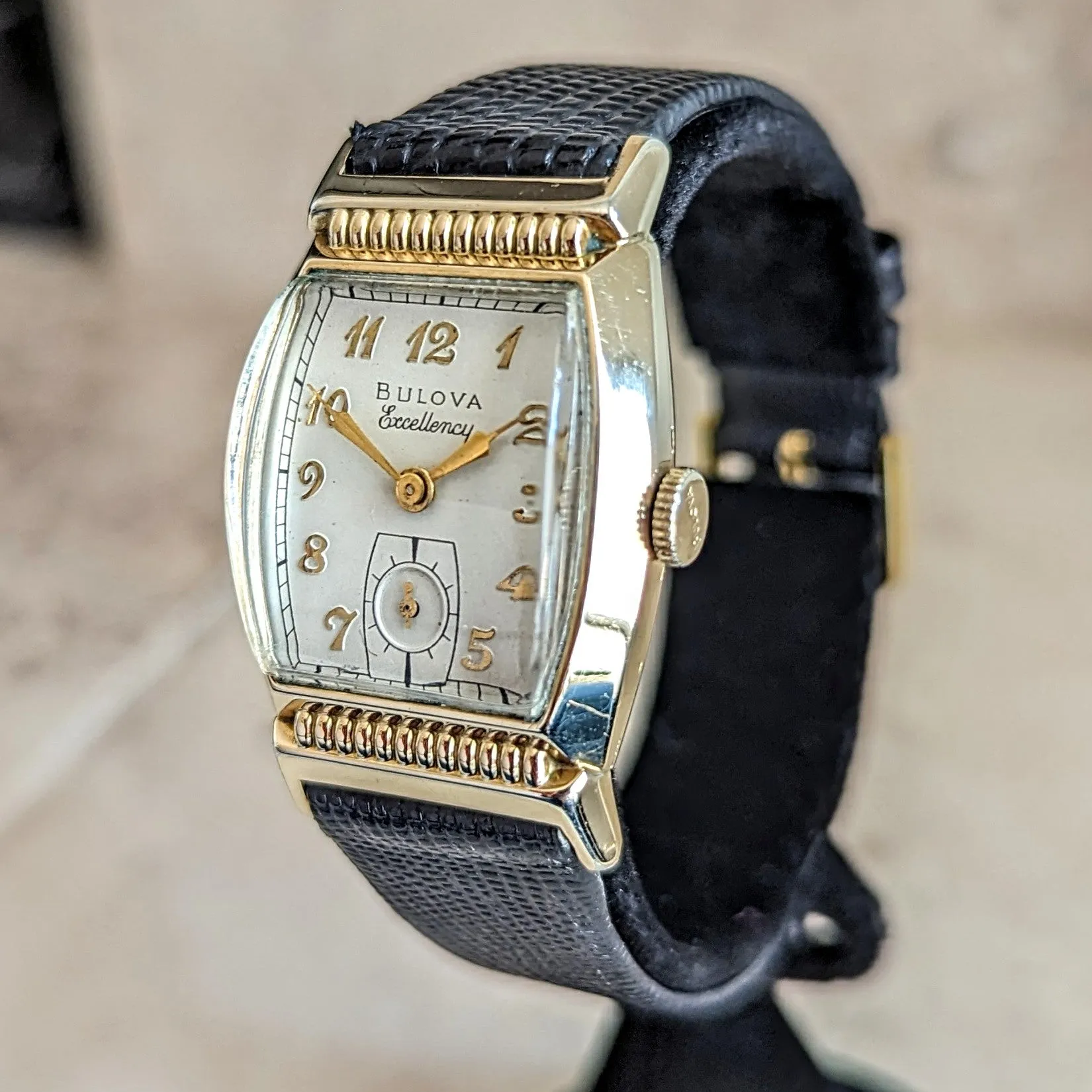 1950 BULOVA “His Excellency CC” Wristwatch 21 Jewels U.S.A. Made Wristwatch