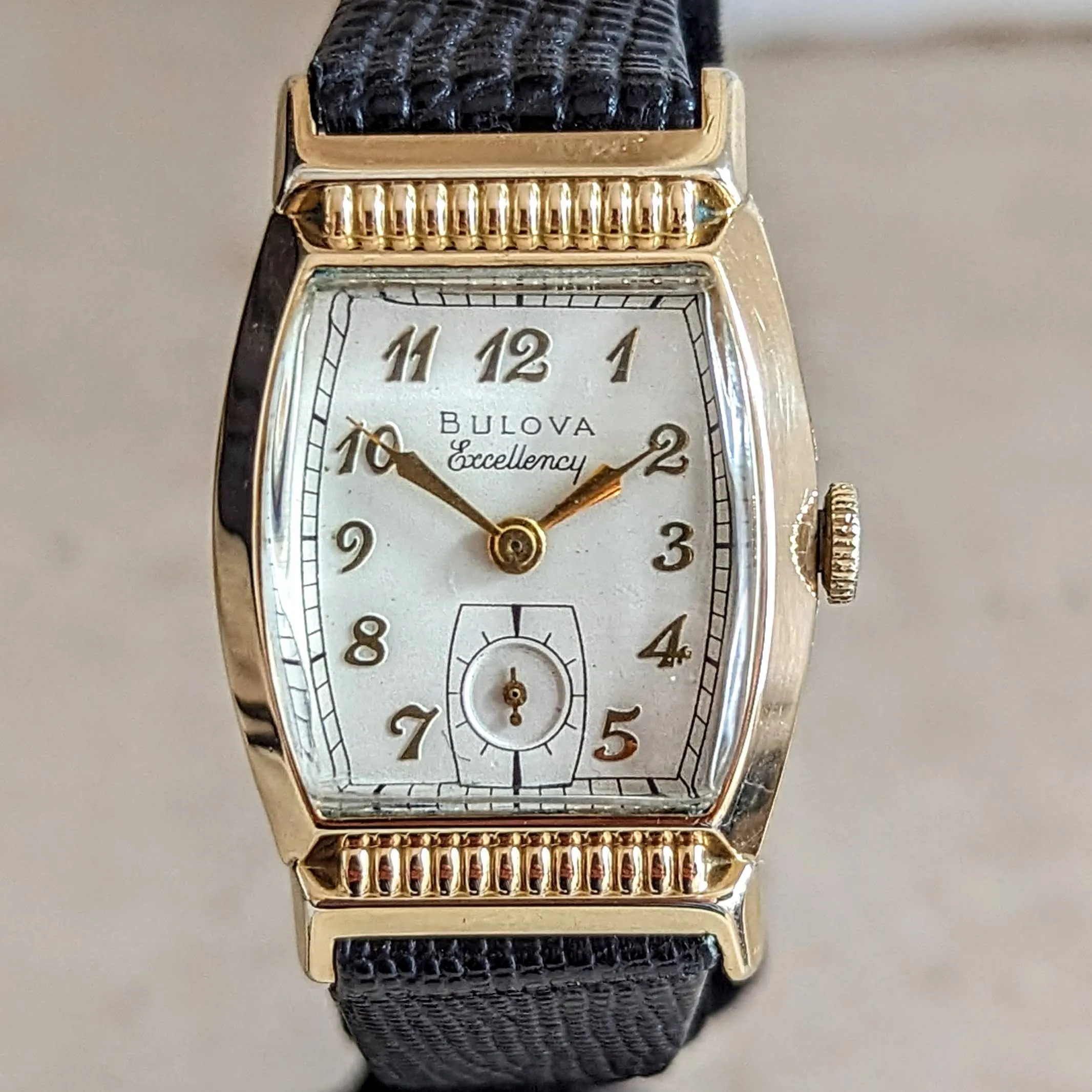 1950 BULOVA “His Excellency CC” Wristwatch 21 Jewels U.S.A. Made Wristwatch