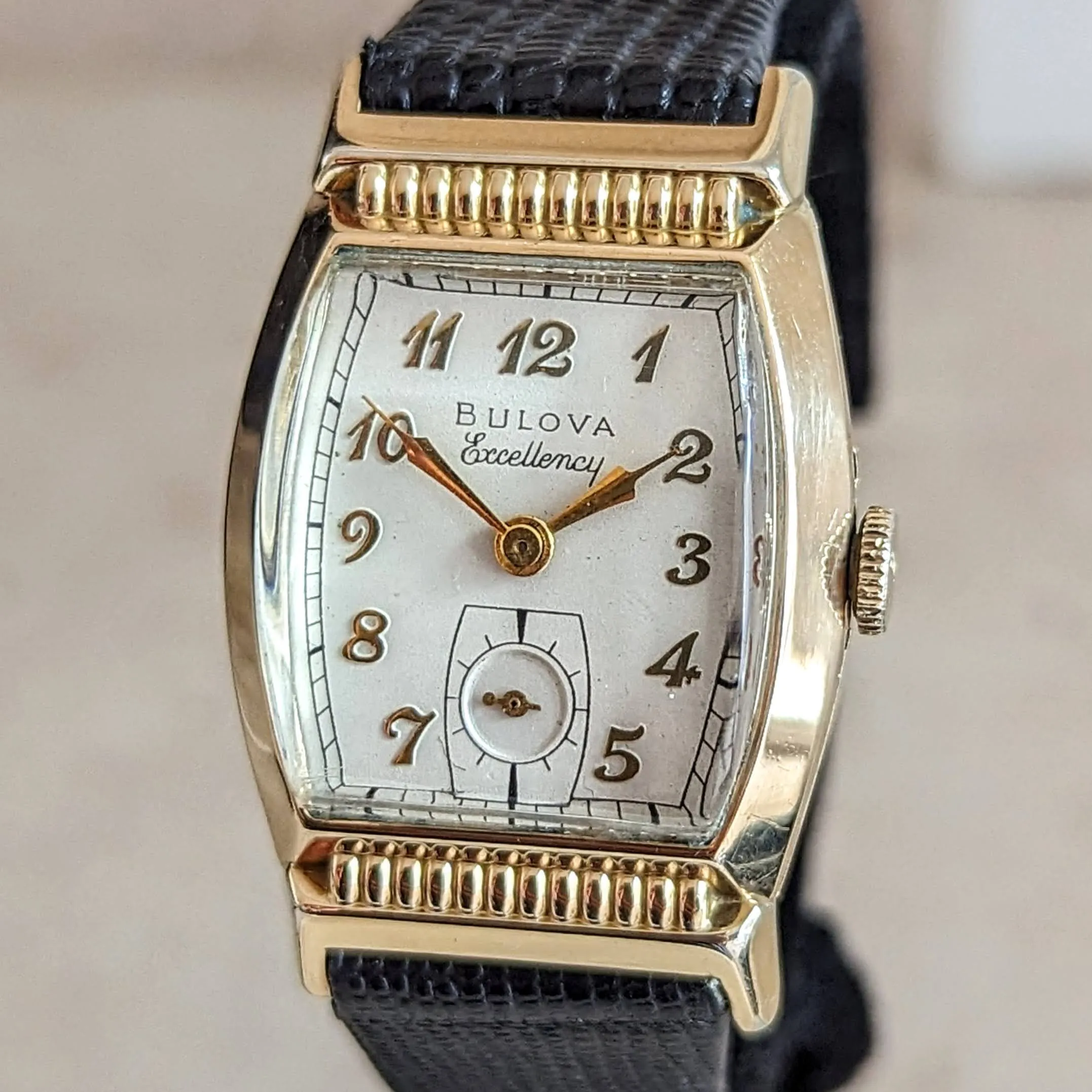 1950 BULOVA “His Excellency CC” Wristwatch 21 Jewels U.S.A. Made Wristwatch