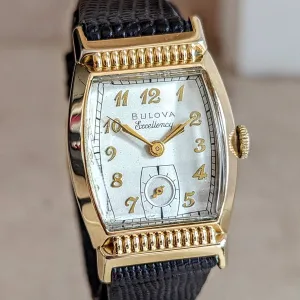 1950 BULOVA “His Excellency CC” Wristwatch 21 Jewels U.S.A. Made Wristwatch