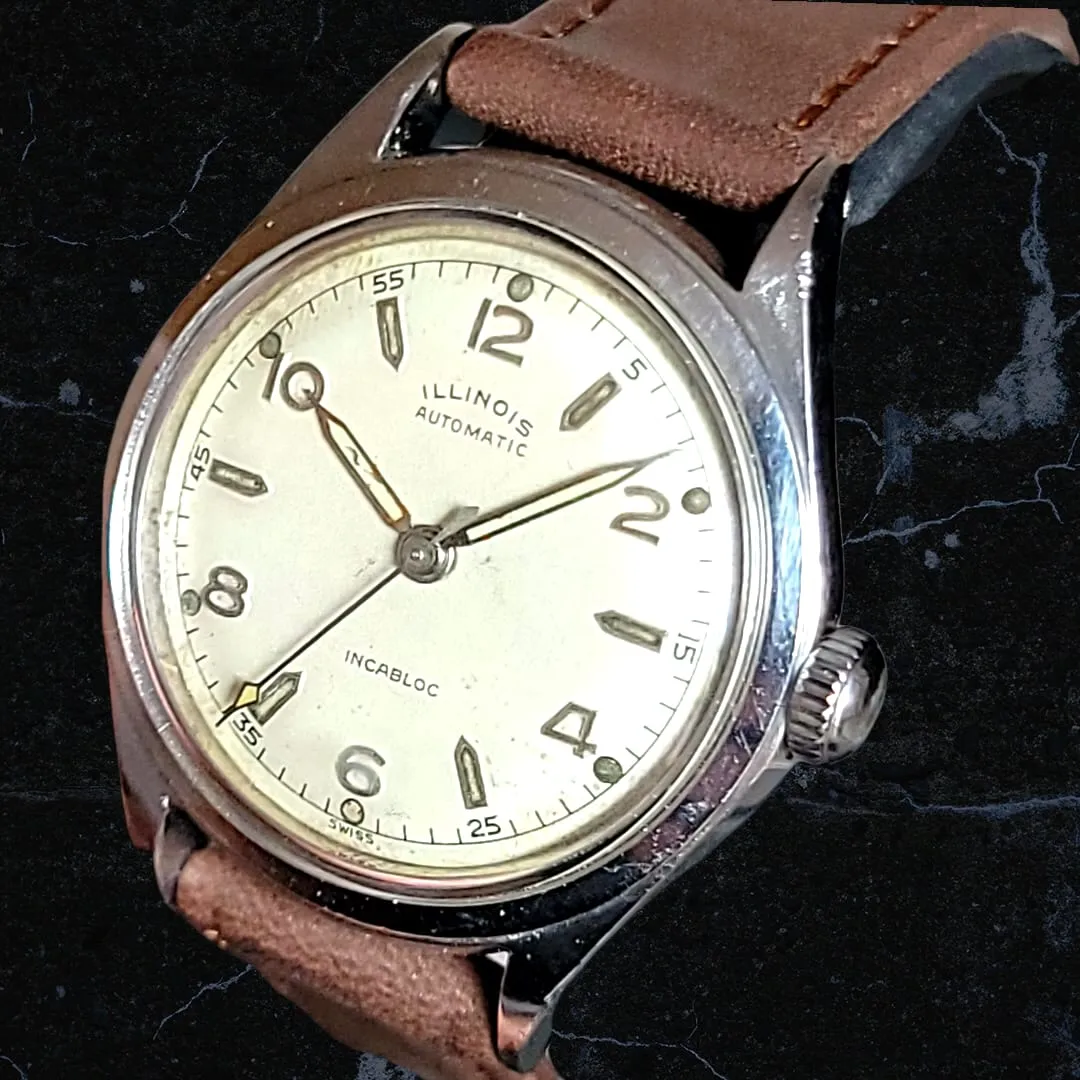 1950's ILLINOIS/Hamilton Automatic Watch Swiss Made