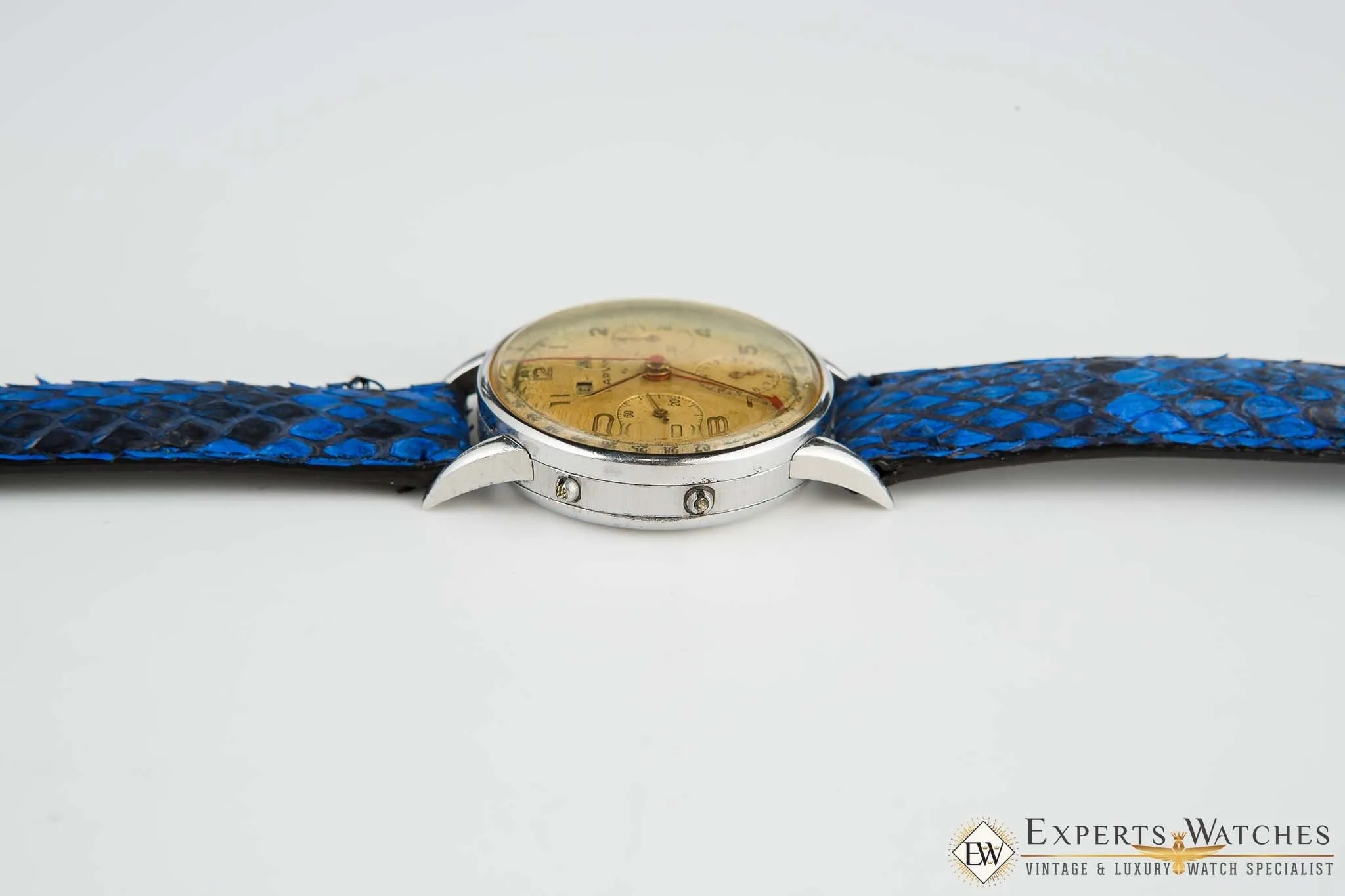 1950s Serviced Vintage Marvin Tropical Valjoux 72C Triple Date Chronograph Watch