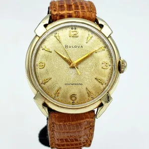 1956 BULOVA Golden Clipper Wristwatch Automatic Swiss Cal 11ACAC 17J Watch