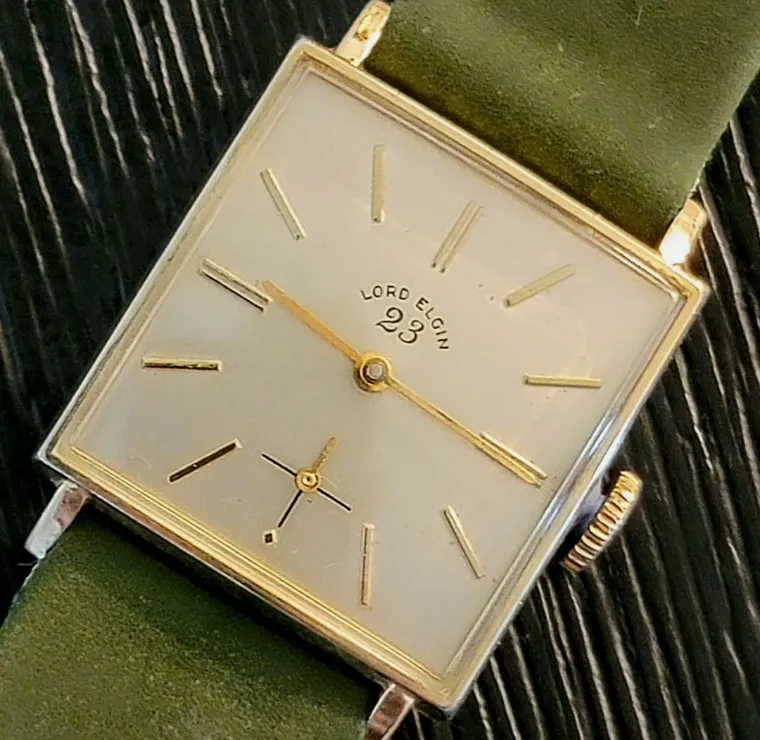 1960's LORD ELGIN Watch 23 Jewels U.S.A.