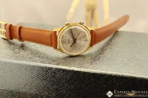1960's Vintage Serviced Benrus Wrist Alarm Manual Gold Fill SunBurst Dial Watch