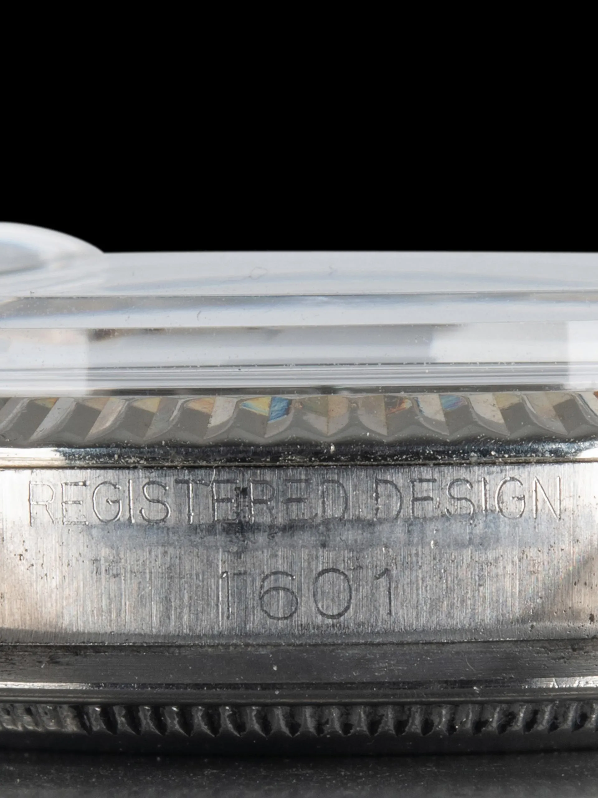 1964 Rolex Datejust (Ref. 1601) "Swiss Only" Brushed-Silver Doorstop Dial