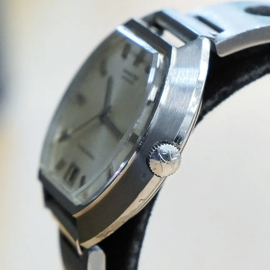 1968 HAMILTON Fontainebleau Watch 64047-3 Automatic Wristwatch Date Indicator ALL S.S. Swiss Made