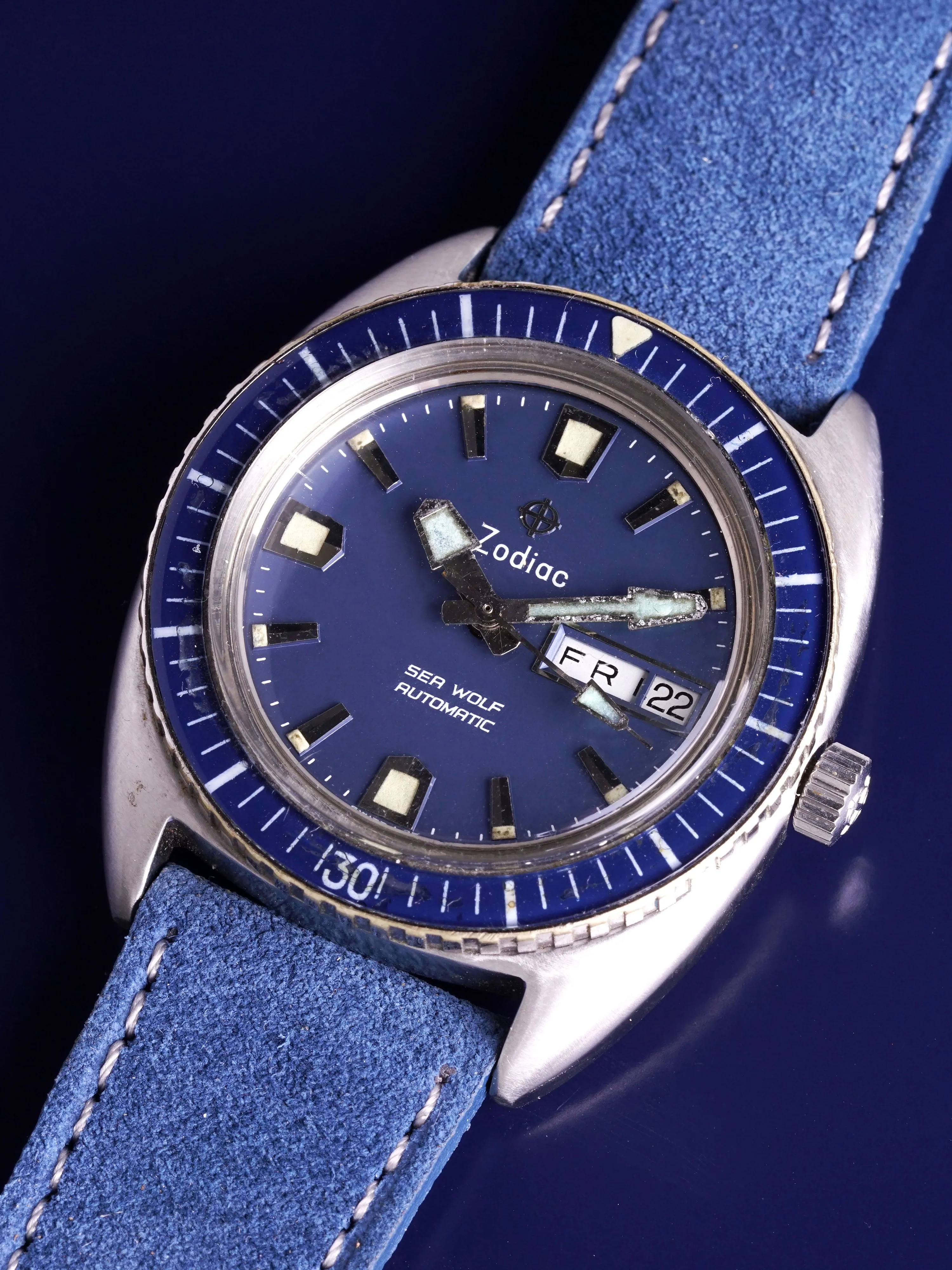 1970s Zodiac Sea Wolf Day-Date (Ref. 762-966)