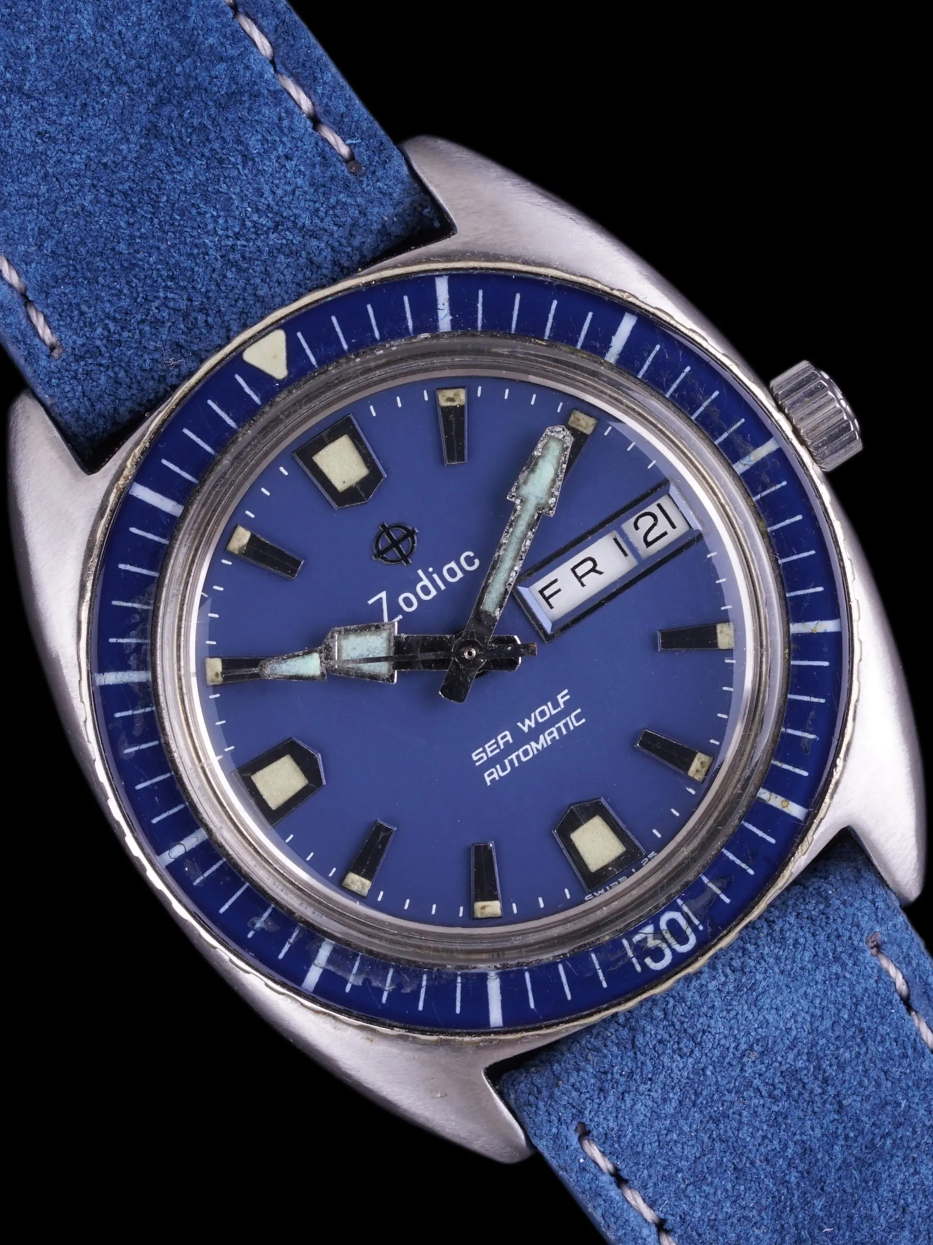 1970s Zodiac Sea Wolf Day-Date (Ref. 762-966)