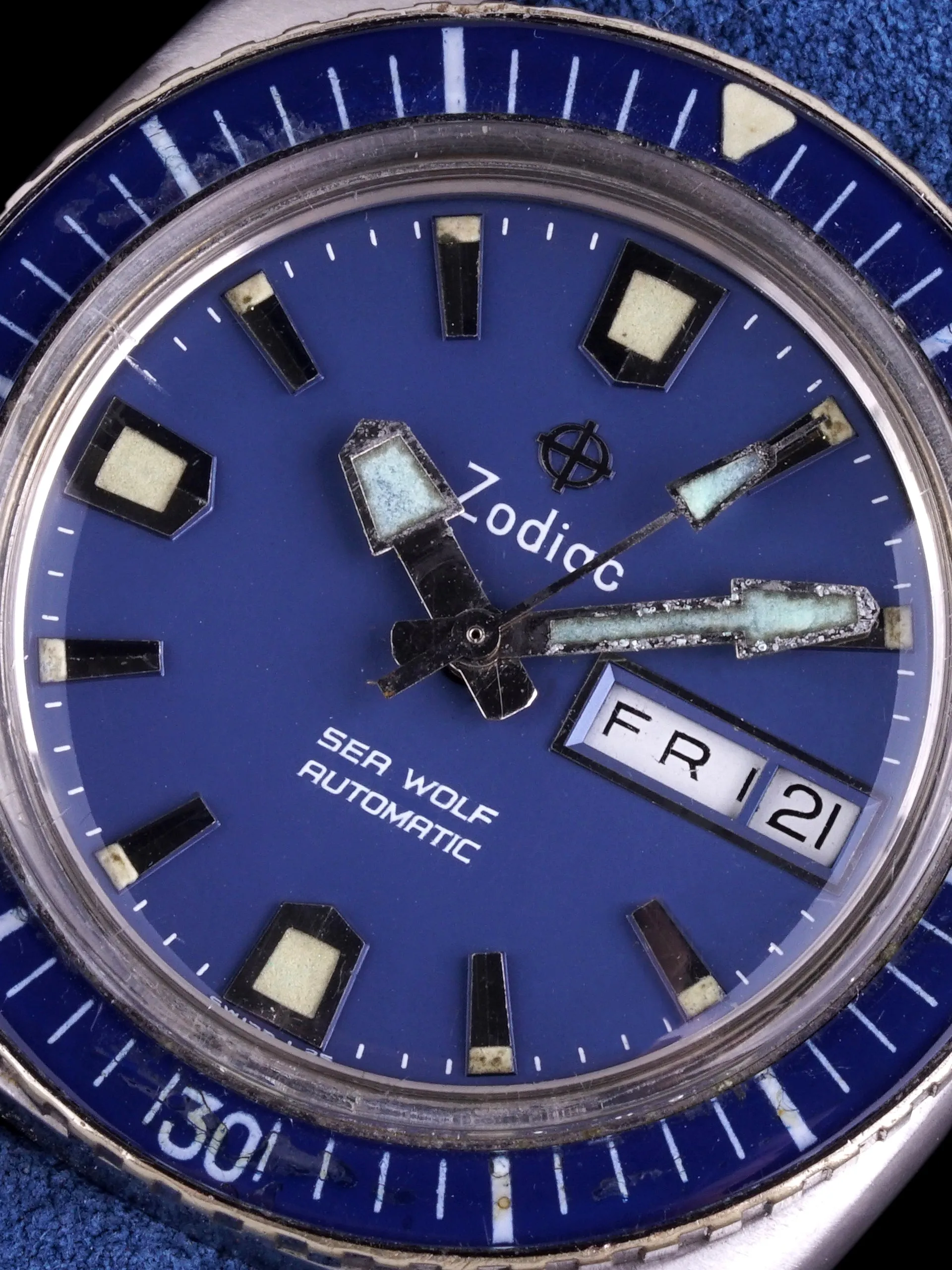 1970s Zodiac Sea Wolf Day-Date (Ref. 762-966)