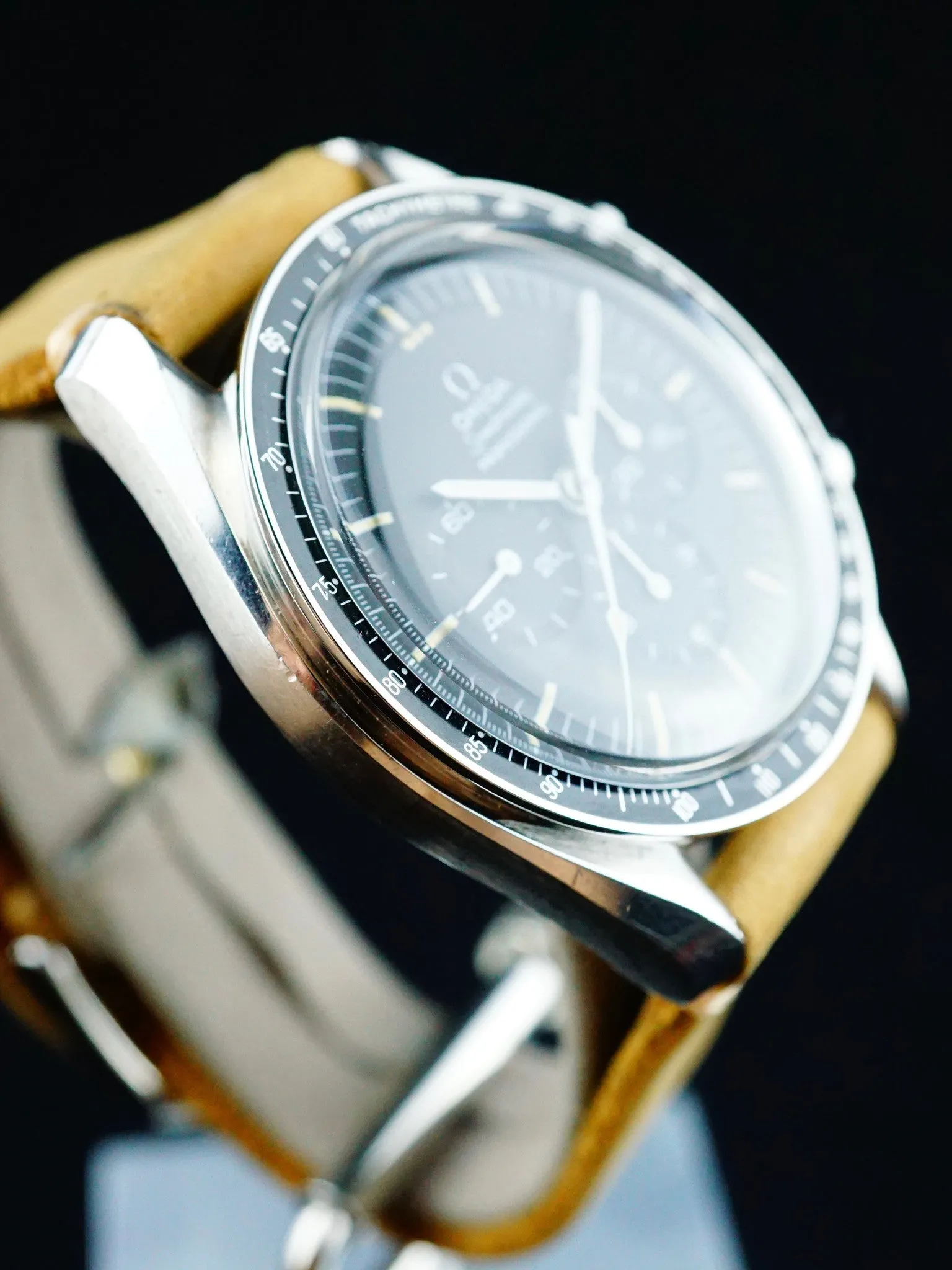 1972 Omega Speedmaster 145.022 CALIBRE 861 Rare Straight Writing "Moon Watch" Case Back