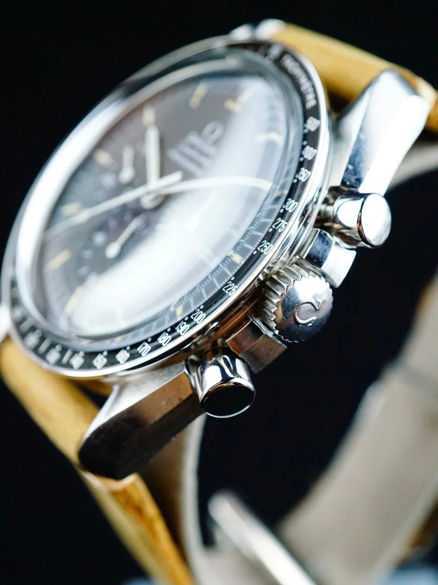 1972 Omega Speedmaster 145.022 CALIBRE 861 Rare Straight Writing "Moon Watch" Case Back