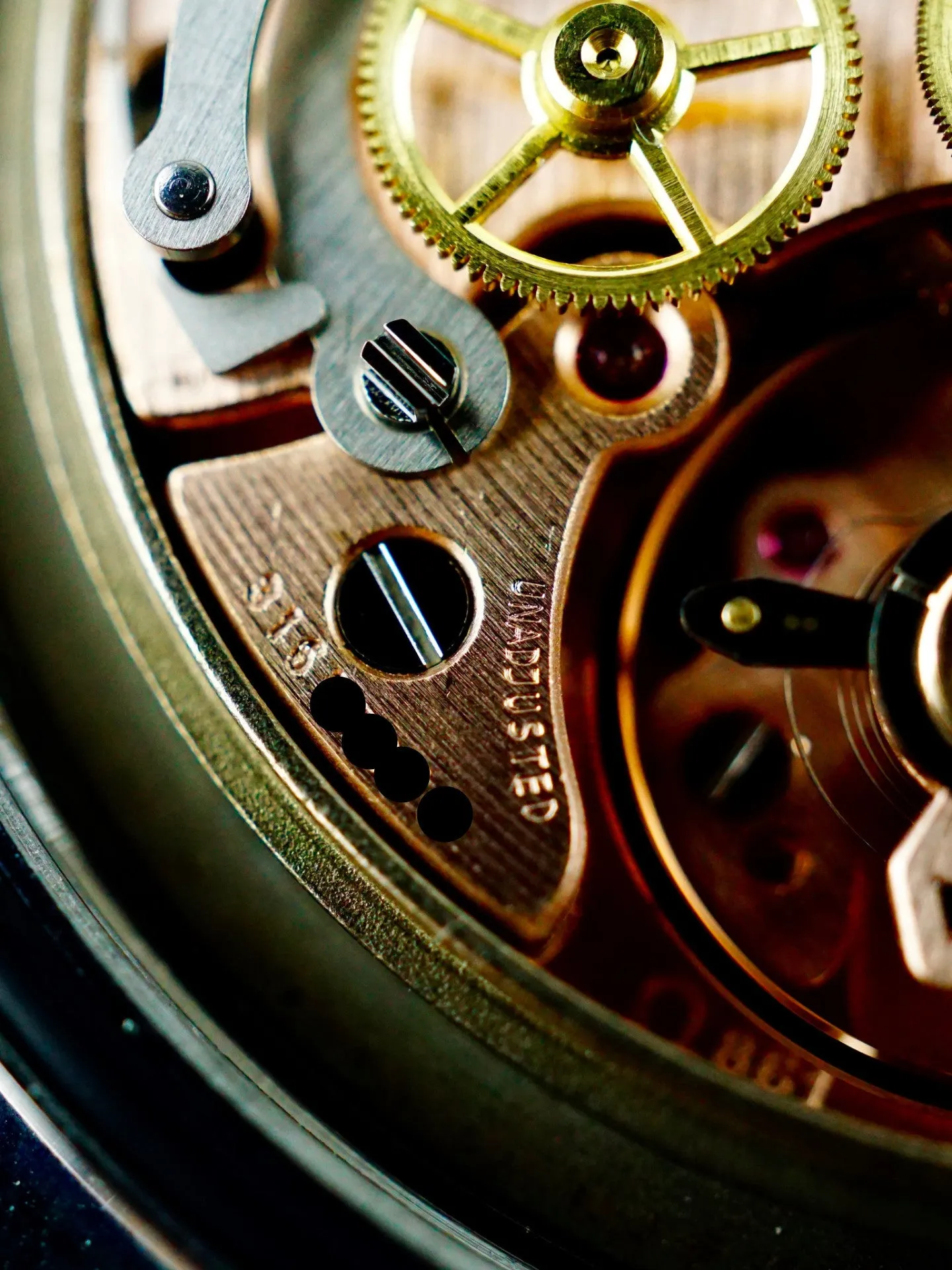 1972 Omega Speedmaster 145.022 CALIBRE 861 Rare Straight Writing "Moon Watch" Case Back