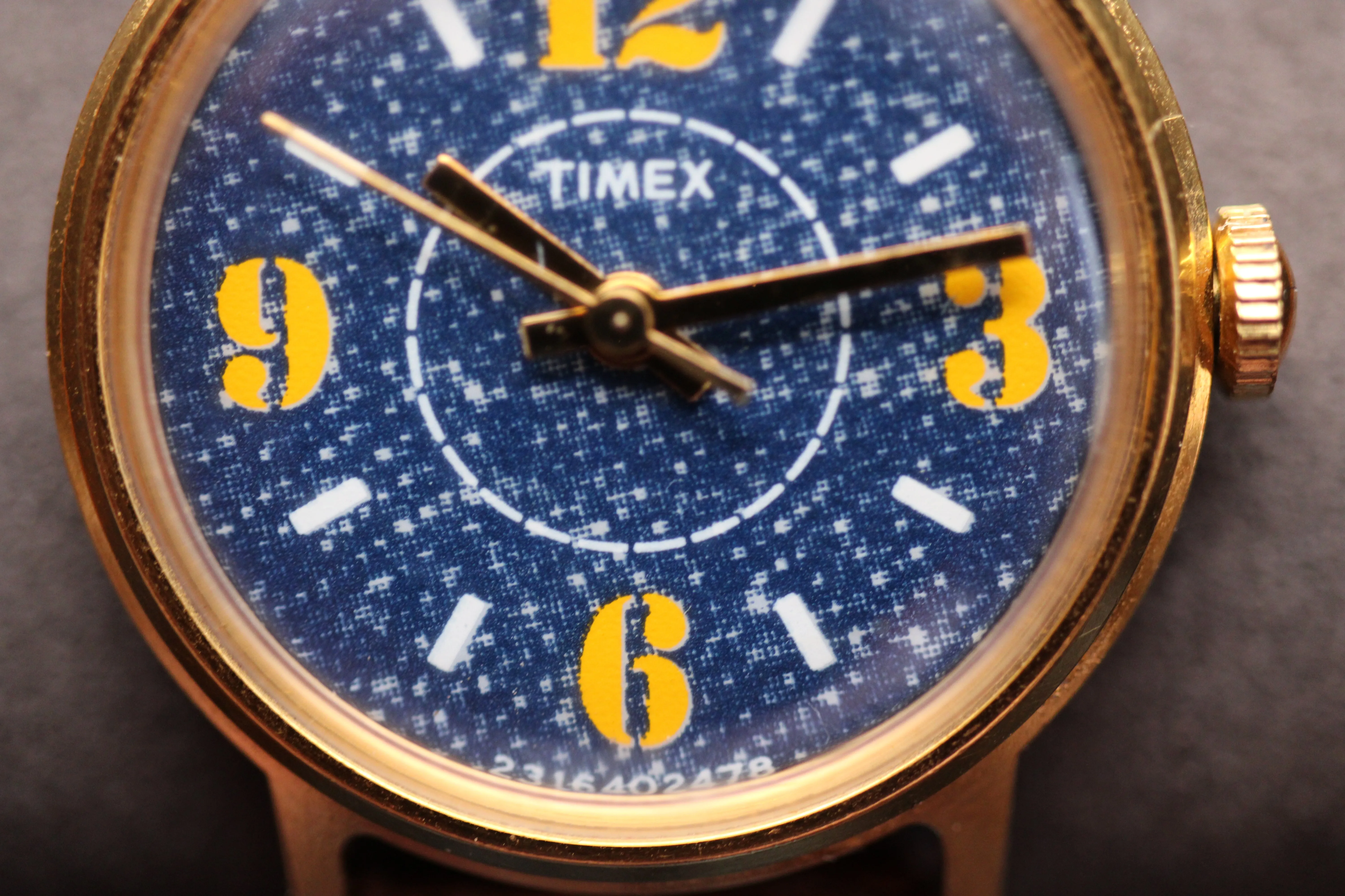 1978 Timex Wrist Jeans Mechanical Denim Dial Ref. 2316402478