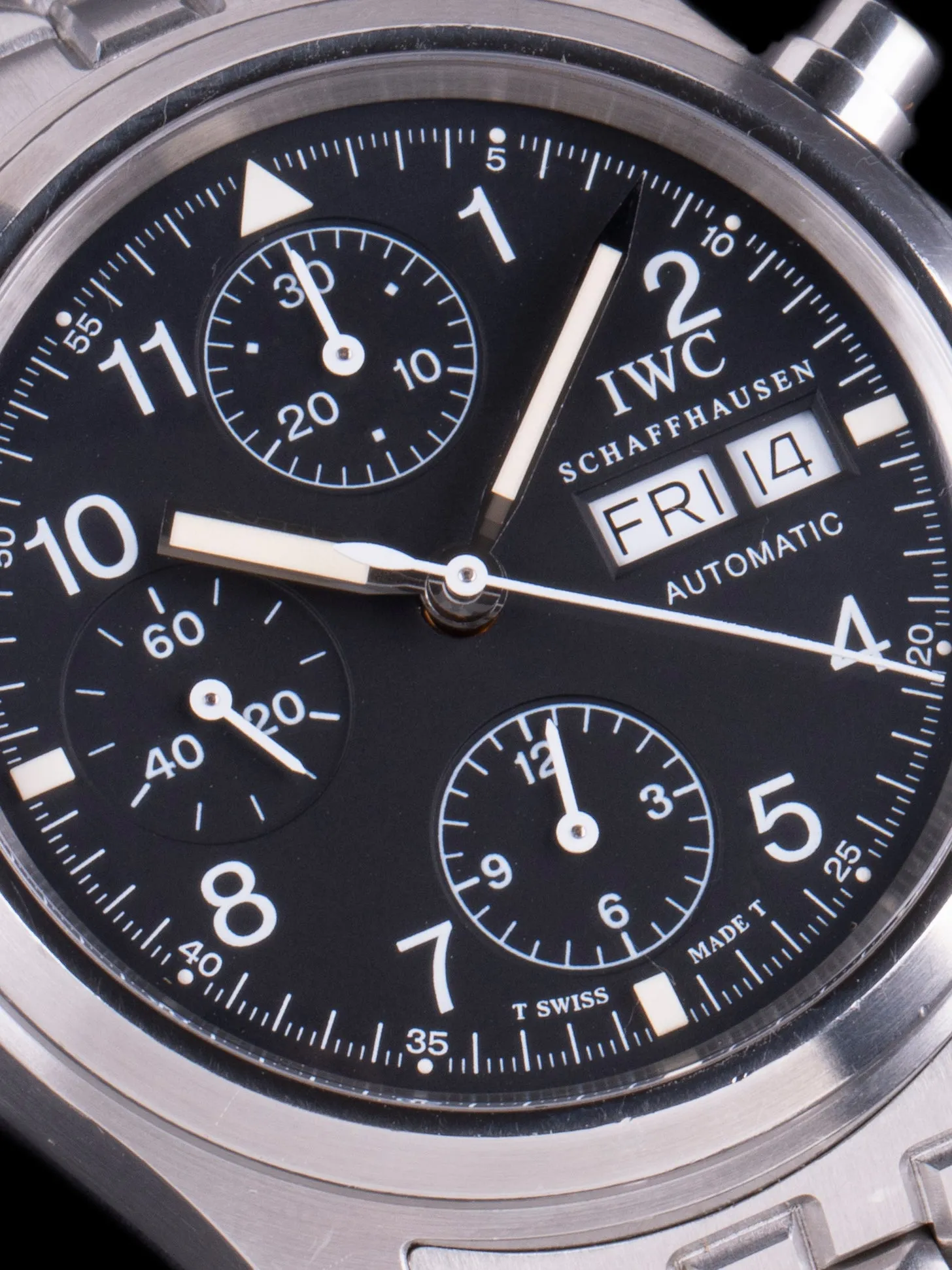 1990s IWC Flieger Chronograph (Ref. 3706) With Box and Papers