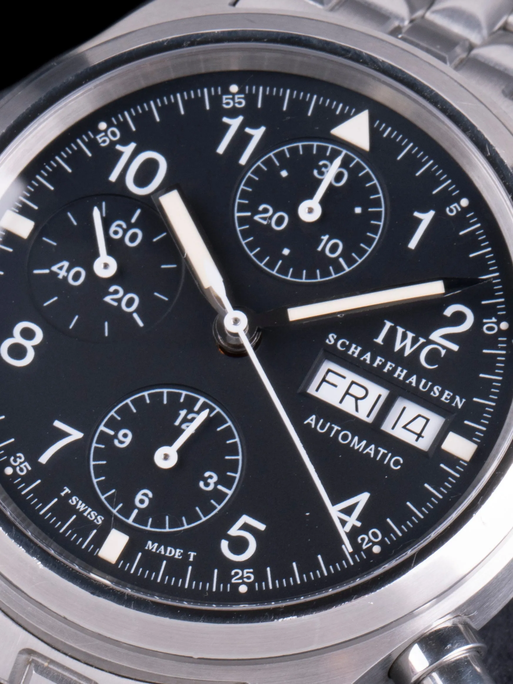 1990s IWC Flieger Chronograph (Ref. 3706) With Box and Papers