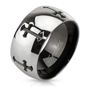 316L Stainless Steel Grooved Cross Ring