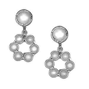 357-01-S | THE LAYLA EARRINGS ON SILVER