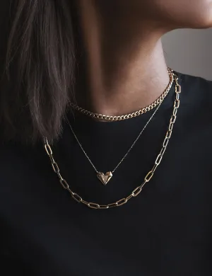 3D Heart Necklace