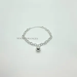 925 Silver - Silver Ball Bracelet