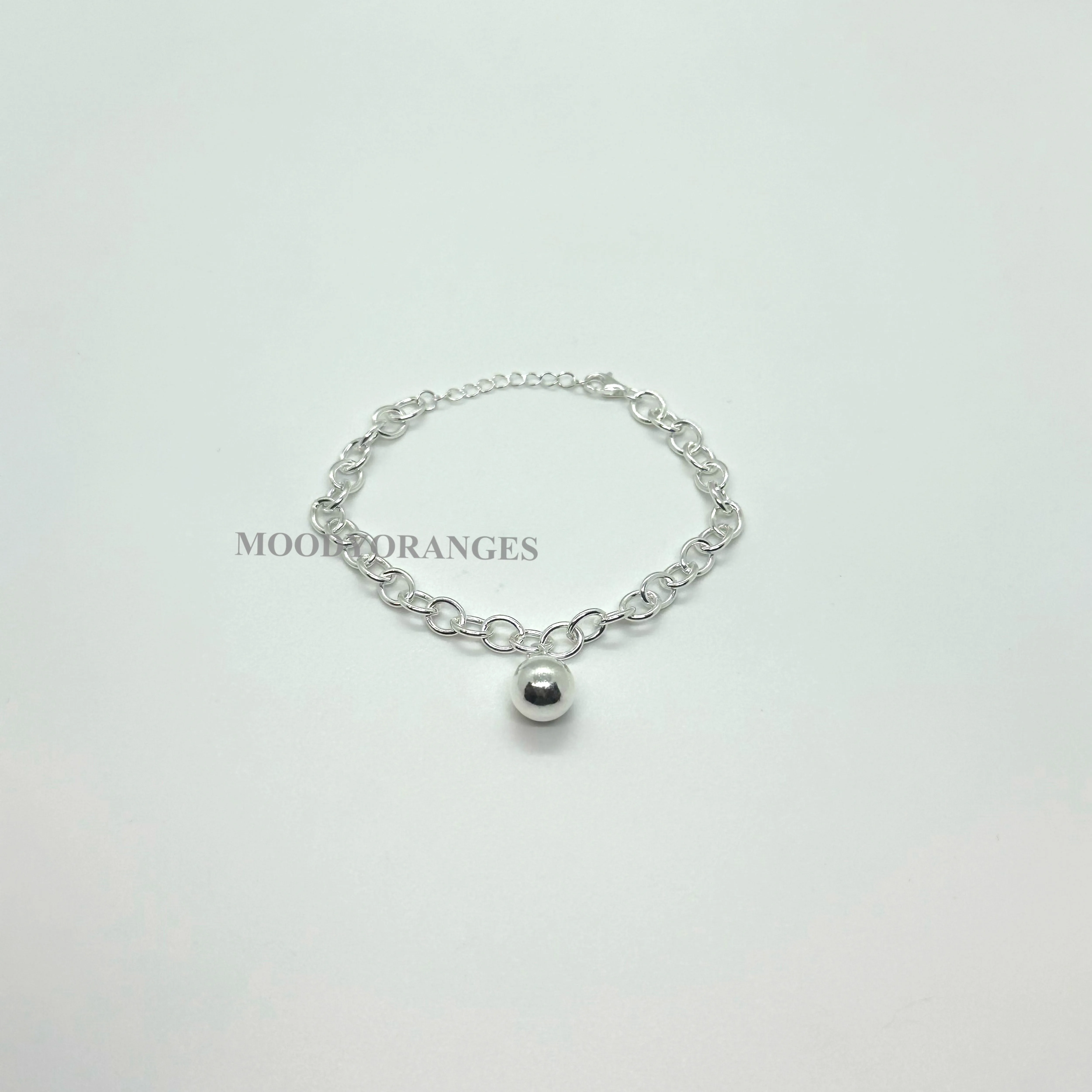 925 Silver - Silver Ball Bracelet
