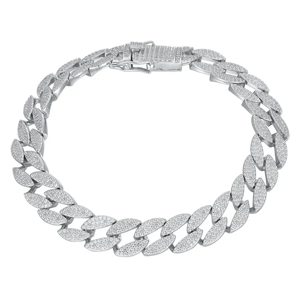 925 Sterling Silver Created Moissanite Diamonds