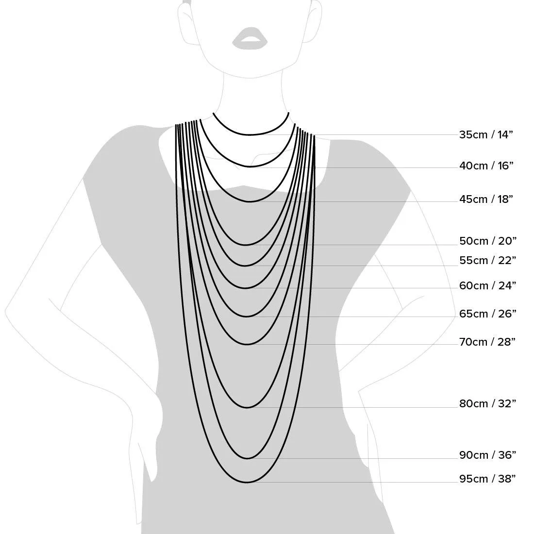 9ct Yellow Gold Double Curb 45cm Necklace