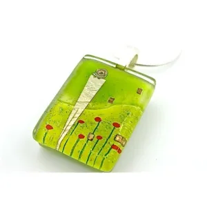 Amidst Poppies Pendant