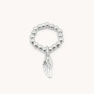 Angel Wing Beads Ring