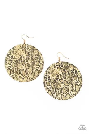 Animal Planet Gold Paparazzi Earrings