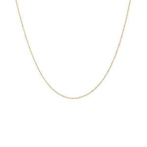 Baby Beaded Chain Necklace 14K